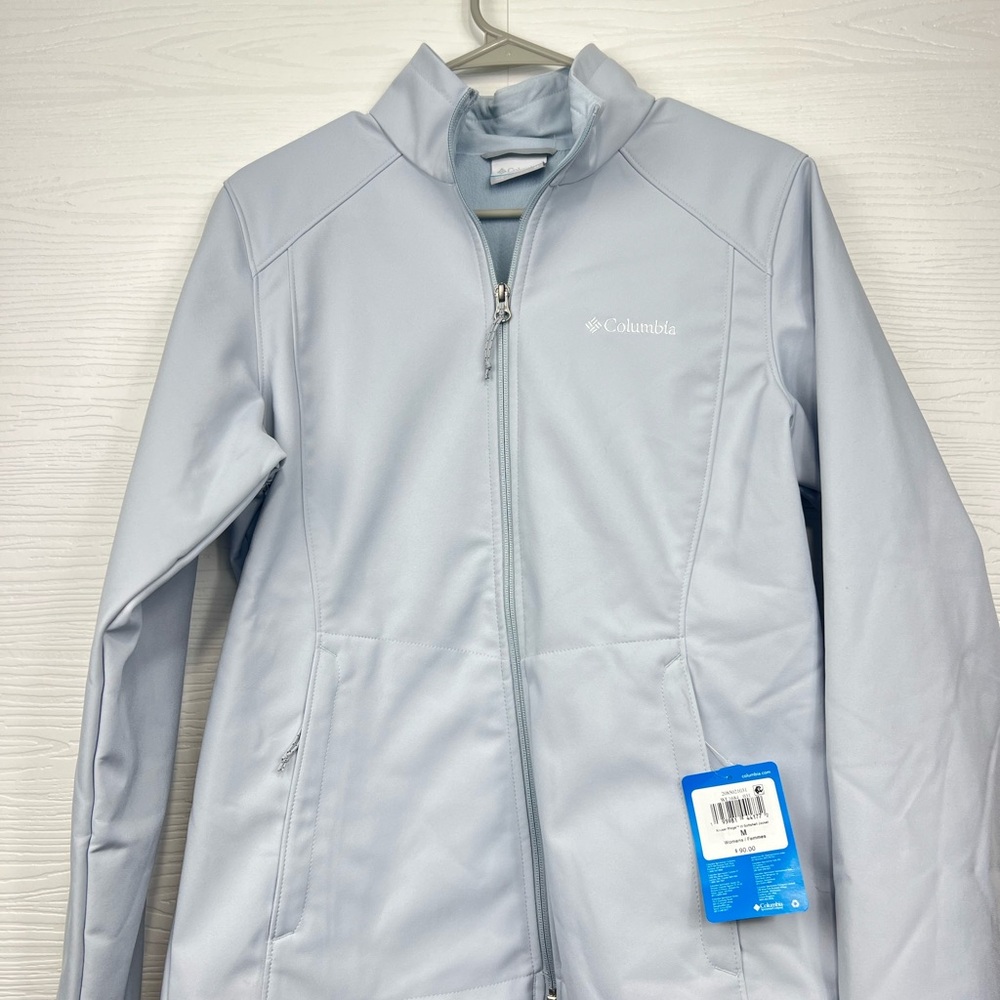 Columbia women’s Kruser Ridge II Softshell Jacket-Medium M Light grey NWT